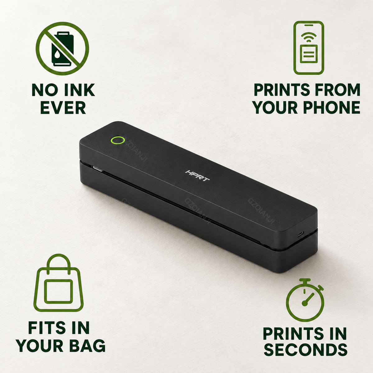 INKLESS GO — Portable Inkless Printer